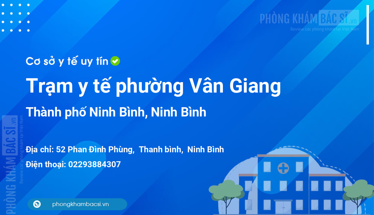 Trạm y tế phường Vân Giang, thành phố Ninh Bình số điện thoại và đánh giá