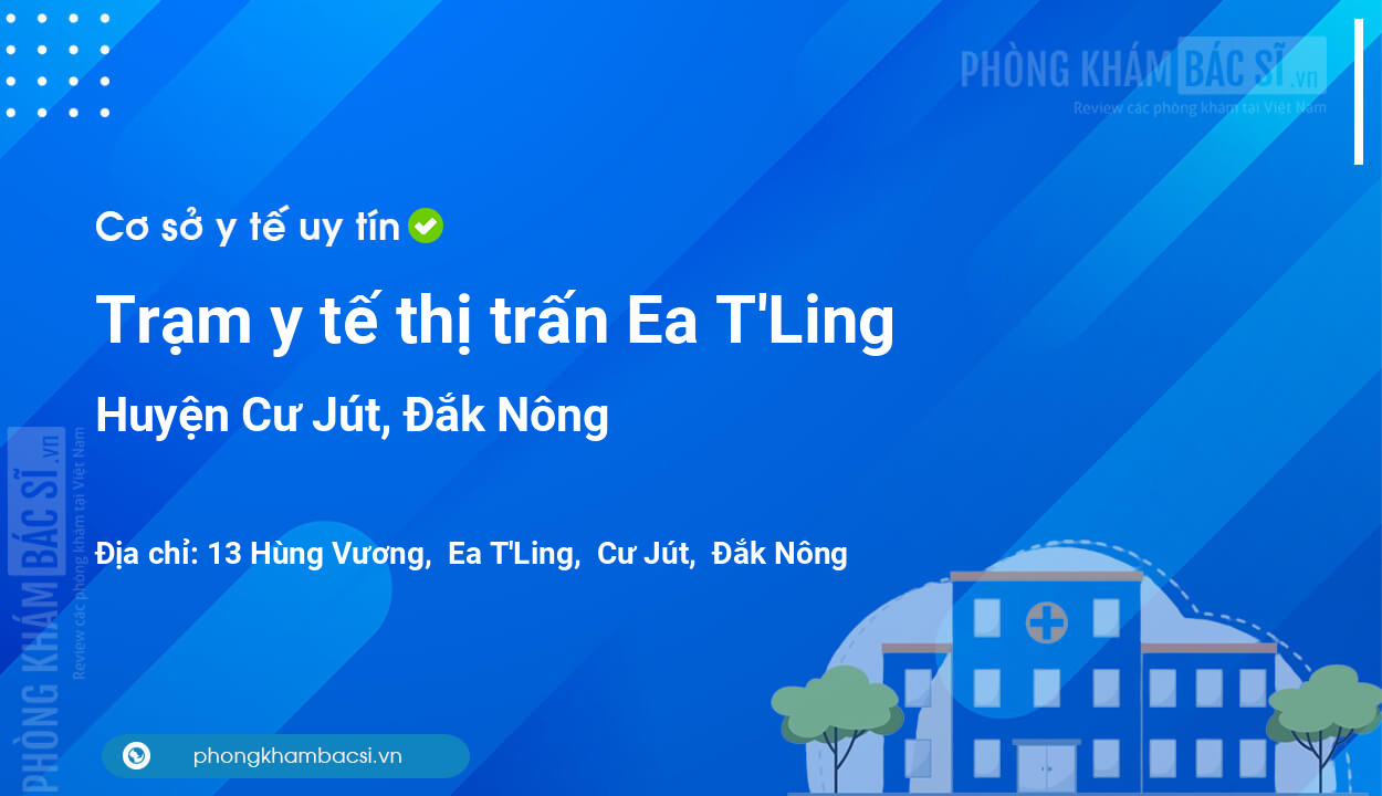 Trạm y tế thị trấn Ea T'Ling, huyện Cư Jút số điện thoại và đánh giá