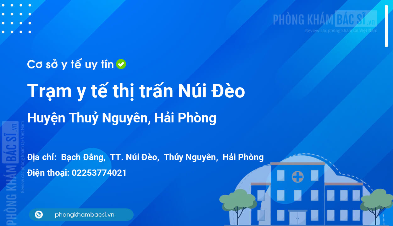Trạm y tế thị trấn Núi Đèo, huyện Thuỷ Nguyên số điện thoại và đánh giá
