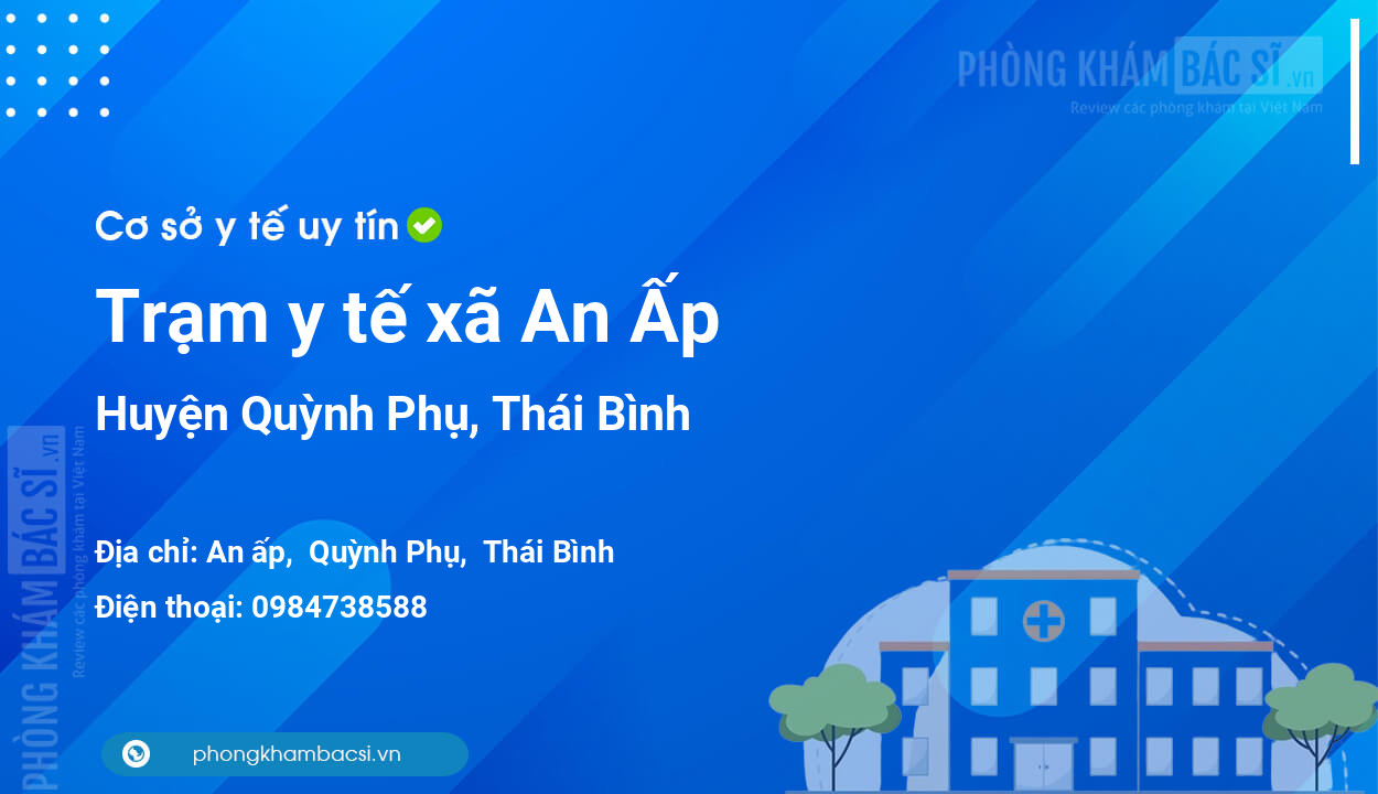 Trạm y tế xã An Ấp, huyện Quỳnh Phụ số điện thoại và đánh giá