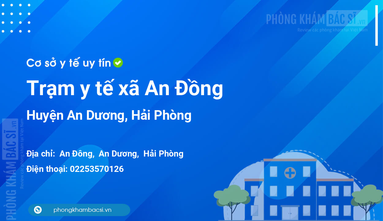 Trạm y tế xã An Đồng, huyện An Dương số điện thoại và đánh giá