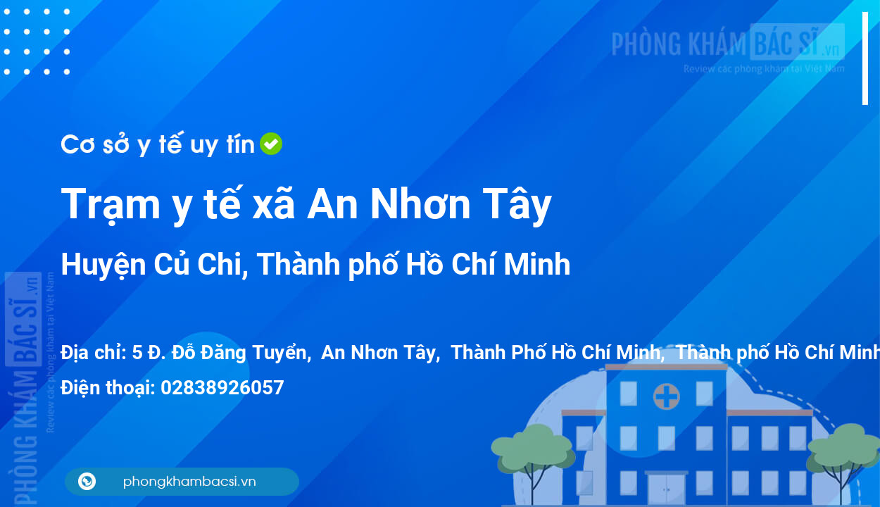 Trạm y tế xã An Nhơn Tây, huyện Củ Chi số điện thoại và đánh giá