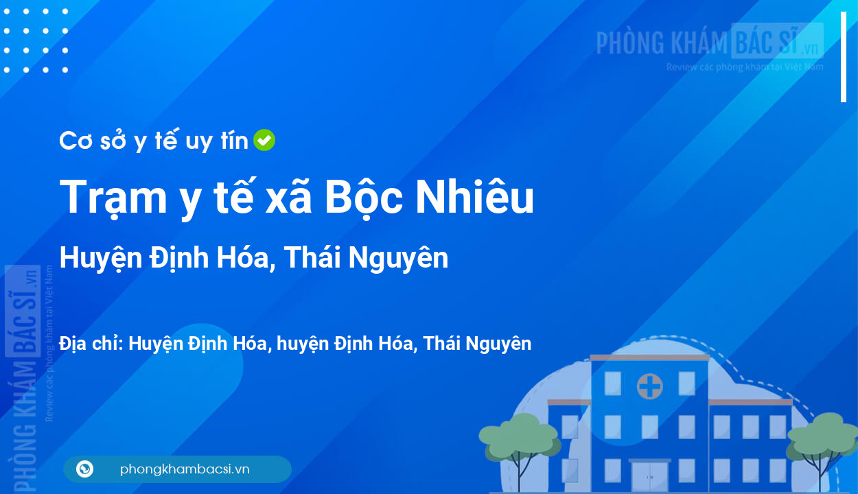 Trạm y tế xã Bộc Nhiêu, huyện Định Hóa số điện thoại và đánh giá