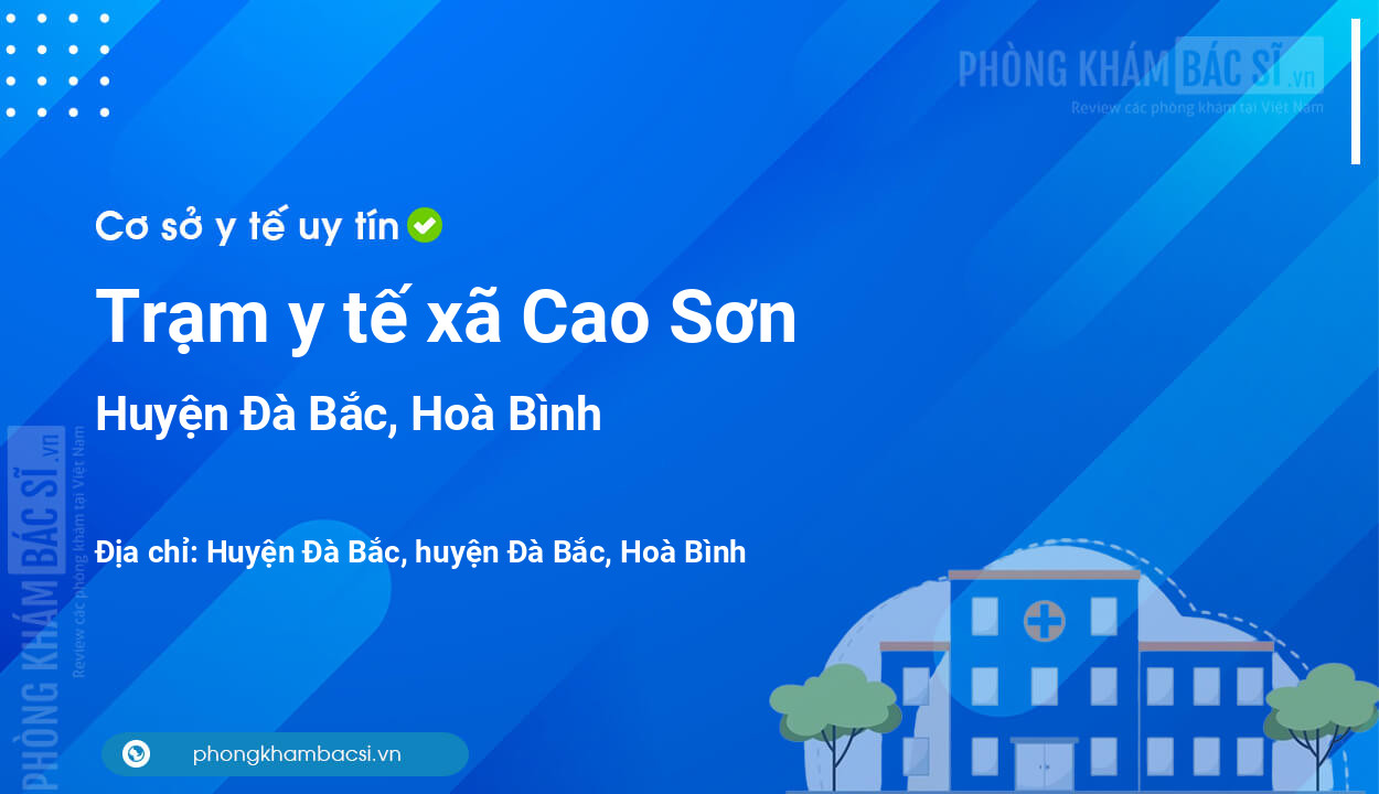 Trạm y tế xã Cao Sơn, huyện Đà Bắc số điện thoại và đánh giá