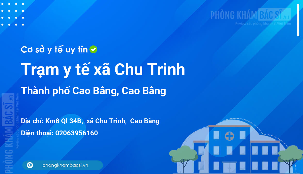 Trạm y tế xã Chu Trinh, thành phố Cao Bằng số điện thoại và đánh giá