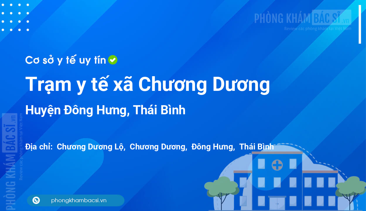 Trạm y tế xã Chương Dương, huyện Đông Hưng số điện thoại và đánh giá