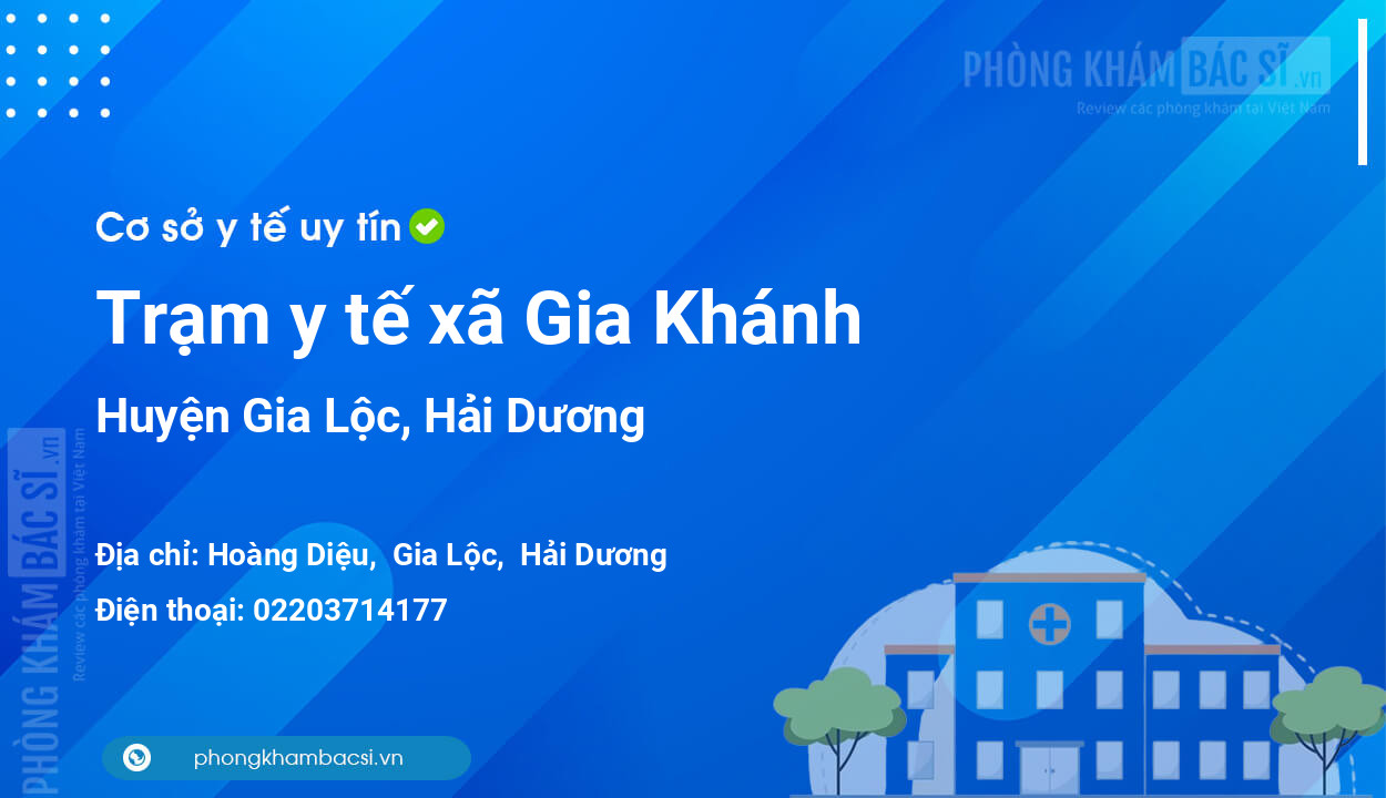 Trạm y tế xã Gia Khánh, huyện Gia Lộc số điện thoại và đánh giá