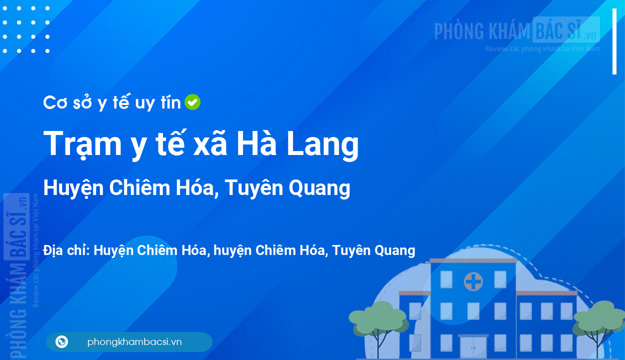 Trạm y tế xã Hà Lang, huyện Chiêm Hóa số điện thoại và đánh giá