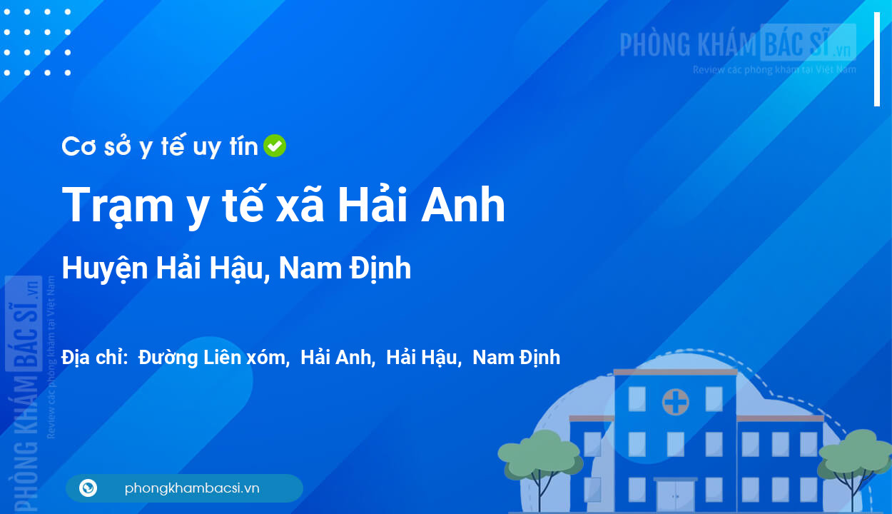 Trạm y tế xã Hải Anh, huyện Hải Hậu số điện thoại và đánh giá