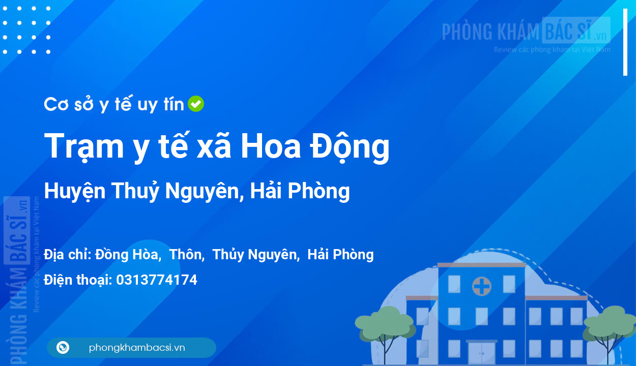 Trạm y tế xã Hoa Động, huyện Thuỷ Nguyên số điện thoại và đánh giá