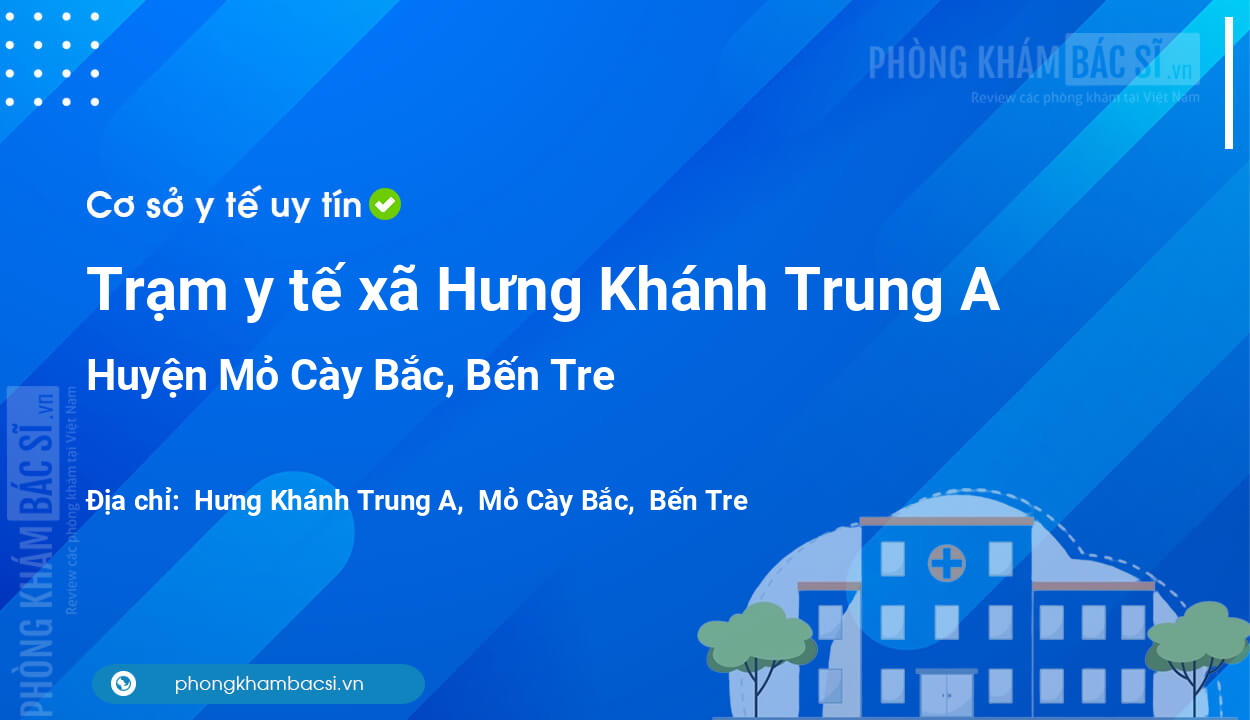 Trạm y tế xã Hưng Khánh Trung A, huyện Mỏ Cày Bắc số điện thoại và đánh giá