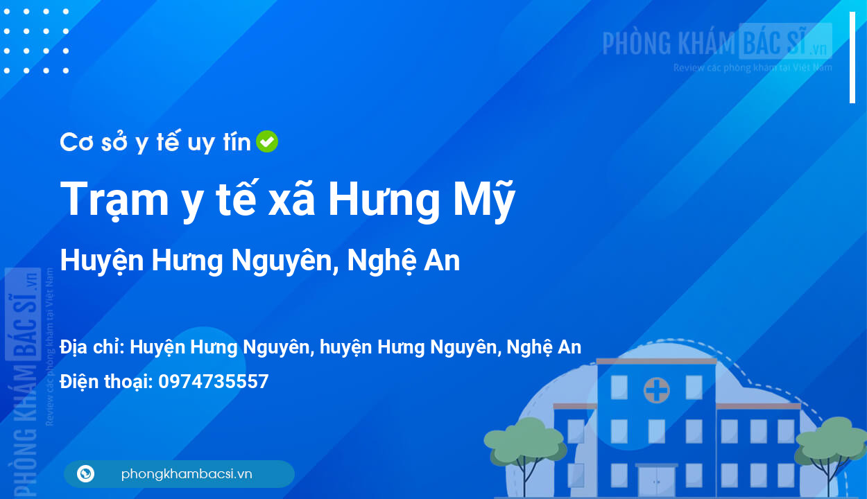 Trạm y tế xã Hưng Mỹ, huyện Hưng Nguyên số điện thoại và đánh giá