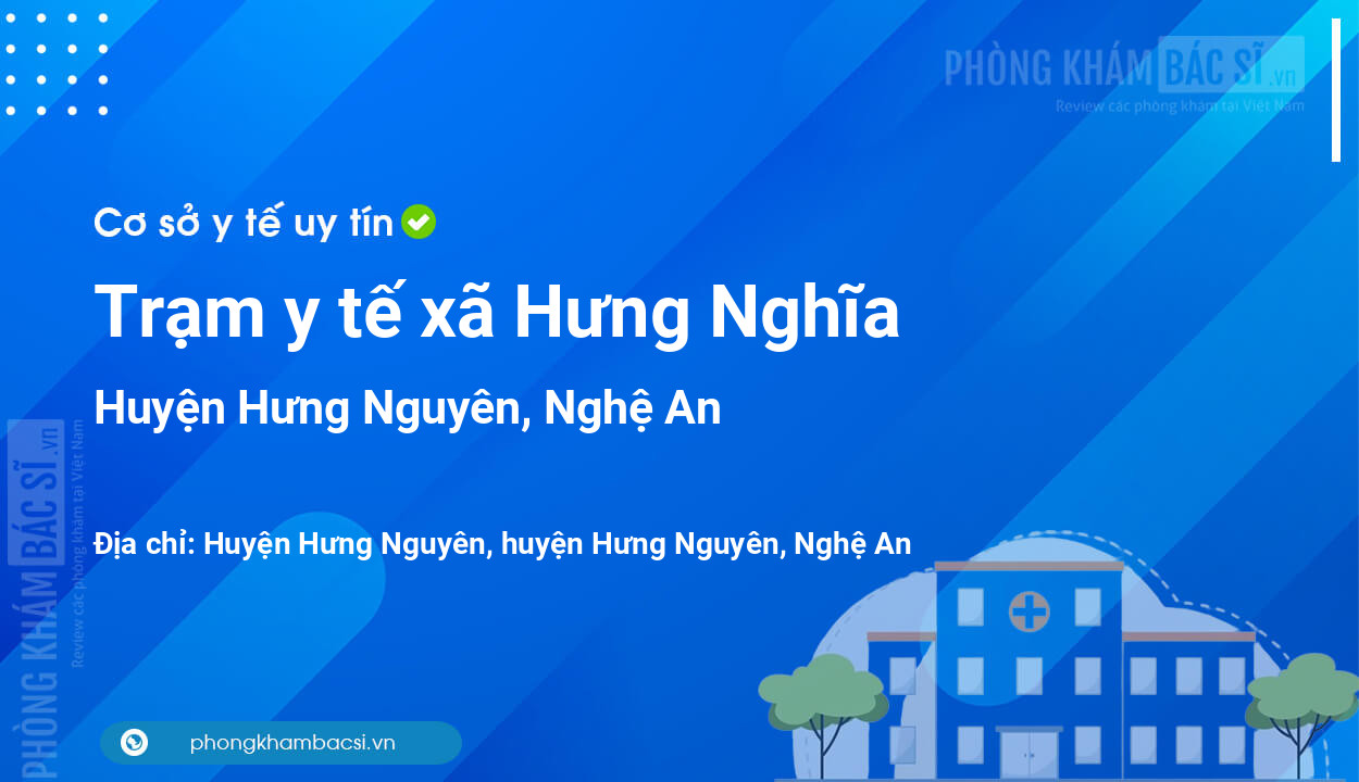 Trạm y tế xã Hưng Nghĩa, huyện Hưng Nguyên số điện thoại và đánh giá
