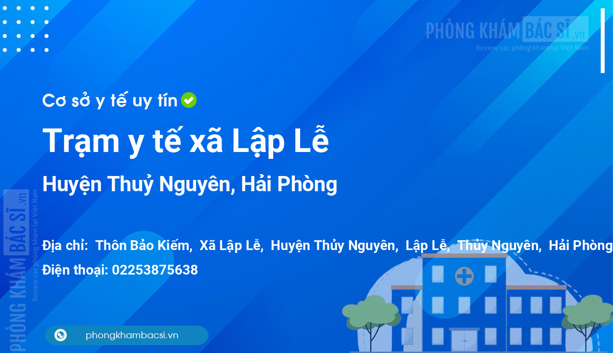 Trạm y tế xã Lập Lễ, huyện Thuỷ Nguyên số điện thoại và đánh giá