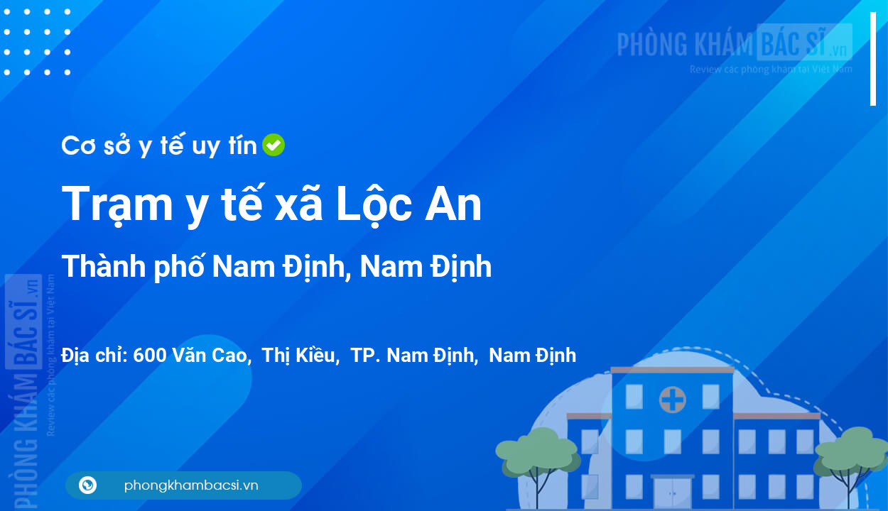 Trạm y tế xã Lộc An, thành phố Nam Định số điện thoại và đánh giá