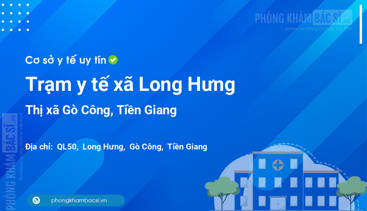 Trạm y tế xã Long Hưng, thị xã Gò Công số điện thoại và đánh giá