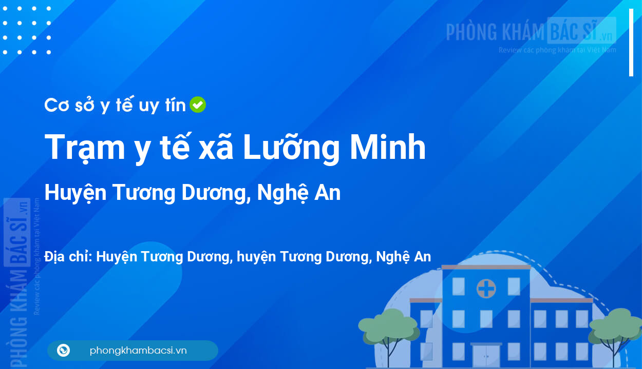 Trạm y tế xã Lưỡng Minh, huyện Tương Dương số điện thoại và đánh giá