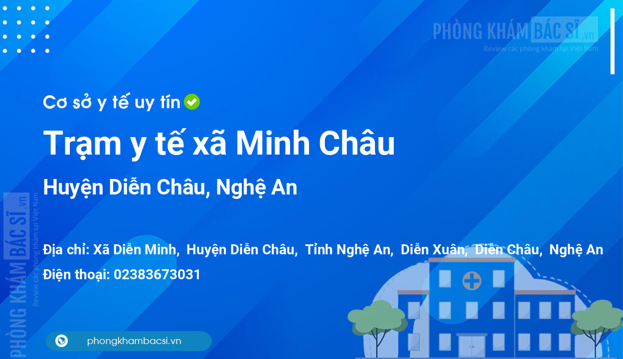 Trạm y tế xã Minh Châu, huyện Diễn Châu số điện thoại và đánh giá