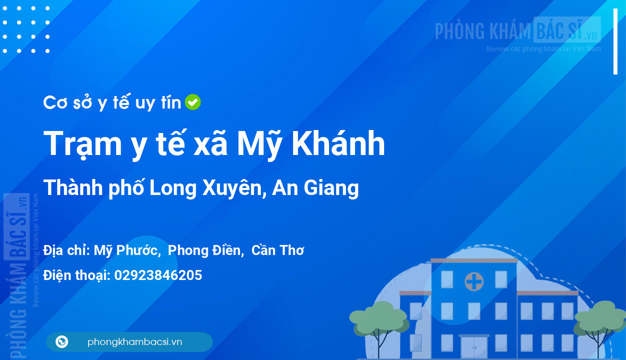Trạm y tế xã Mỹ Khánh, thành phố Long Xuyên số điện thoại và đánh giá