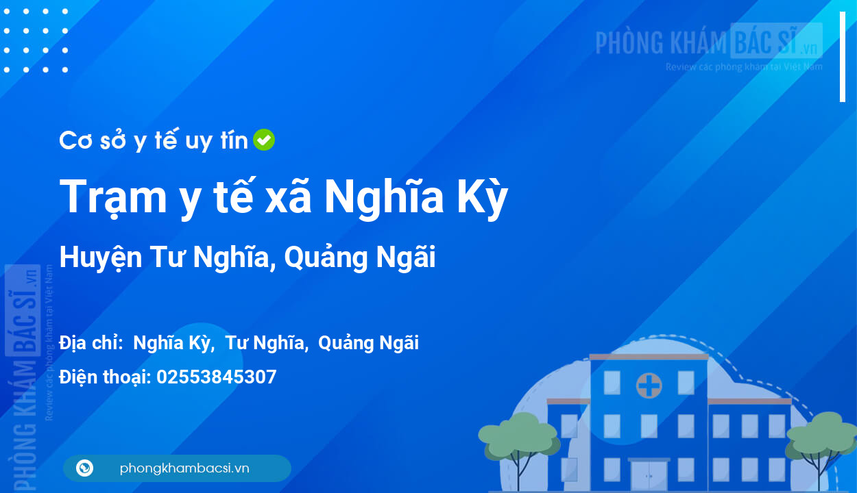 Trạm y tế xã Nghĩa Kỳ, huyện Tư Nghĩa số điện thoại và đánh giá