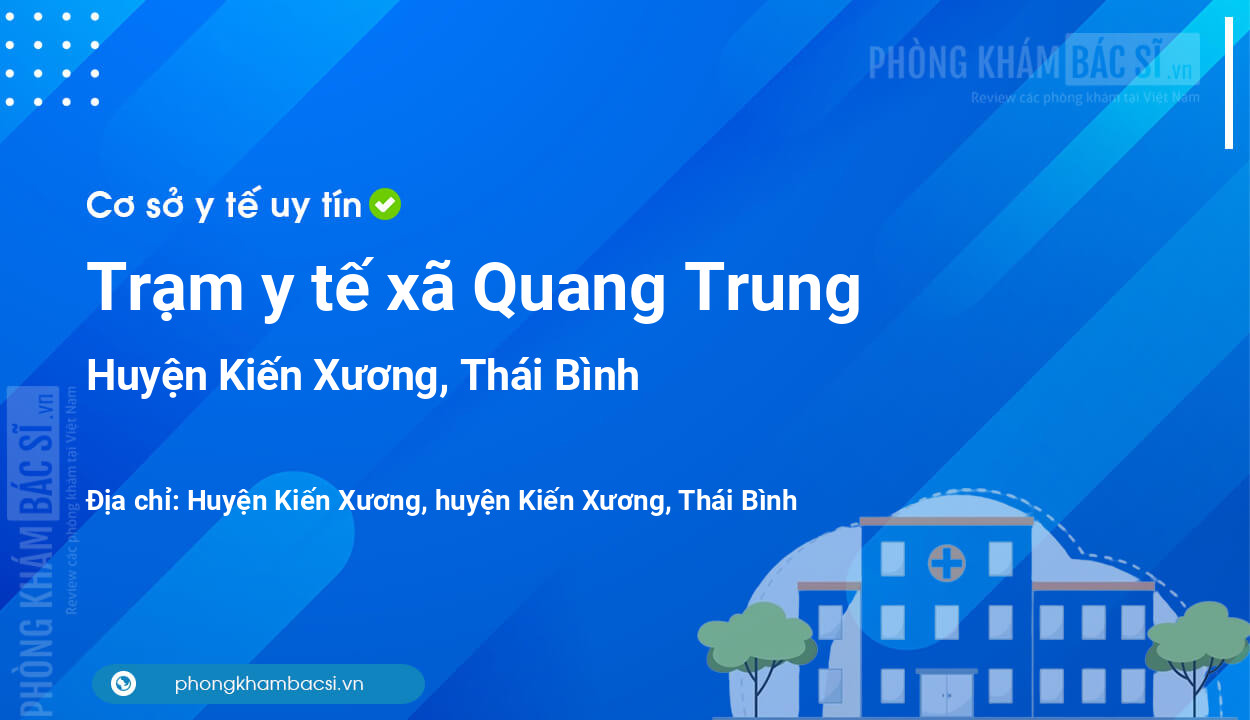 Trạm y tế xã Quang Trung, huyện Kiến Xương số điện thoại và đánh giá