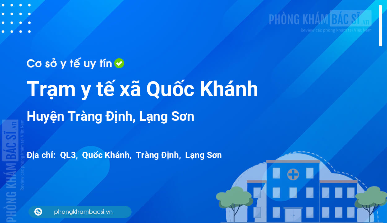 Trạm y tế xã Quốc Khánh, huyện Tràng Định số điện thoại và đánh giá