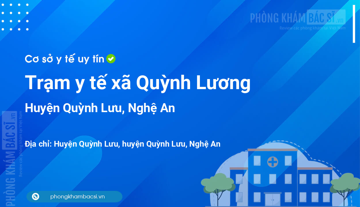 Trạm y tế xã Quỳnh Lương, huyện Quỳnh Lưu số điện thoại và đánh giá