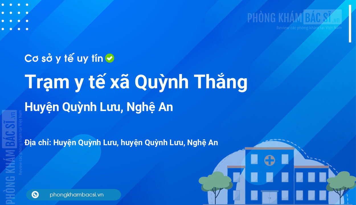 Trạm y tế xã Quỳnh Thắng, huyện Quỳnh Lưu số điện thoại và đánh giá