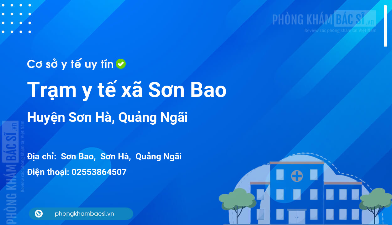 Trạm y tế xã Sơn Bao, huyện Sơn Hà số điện thoại và đánh giá