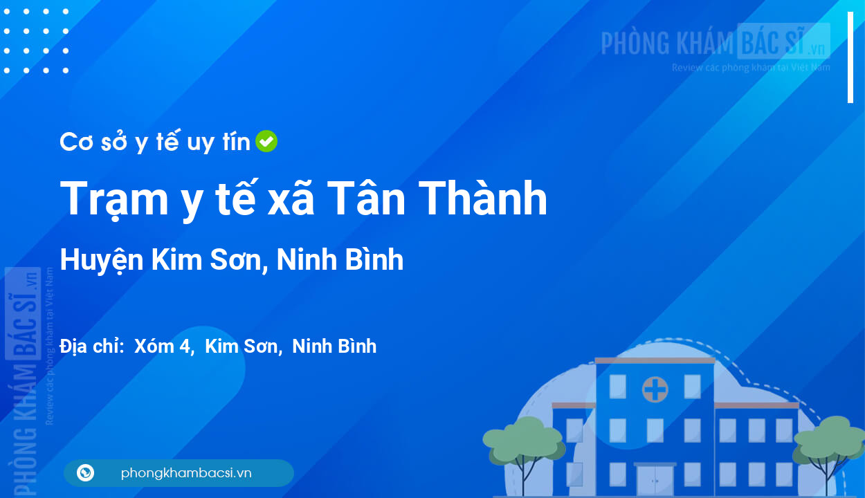 Trạm y tế xã Tân Thành, huyện Kim Sơn số điện thoại và đánh giá