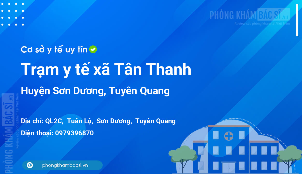 Trạm y tế xã Tân Thanh, huyện Sơn Dương số điện thoại và đánh giá