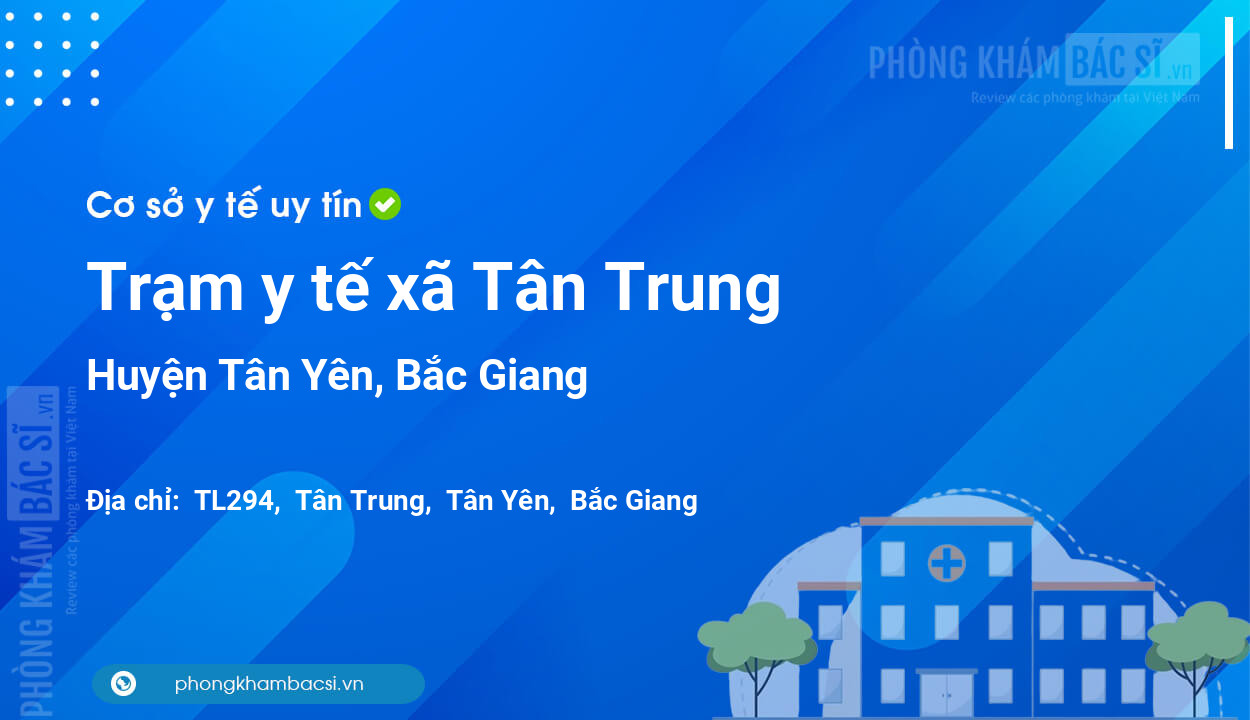 Trạm y tế xã Tân Trung, huyện Tân Yên số điện thoại và đánh giá
