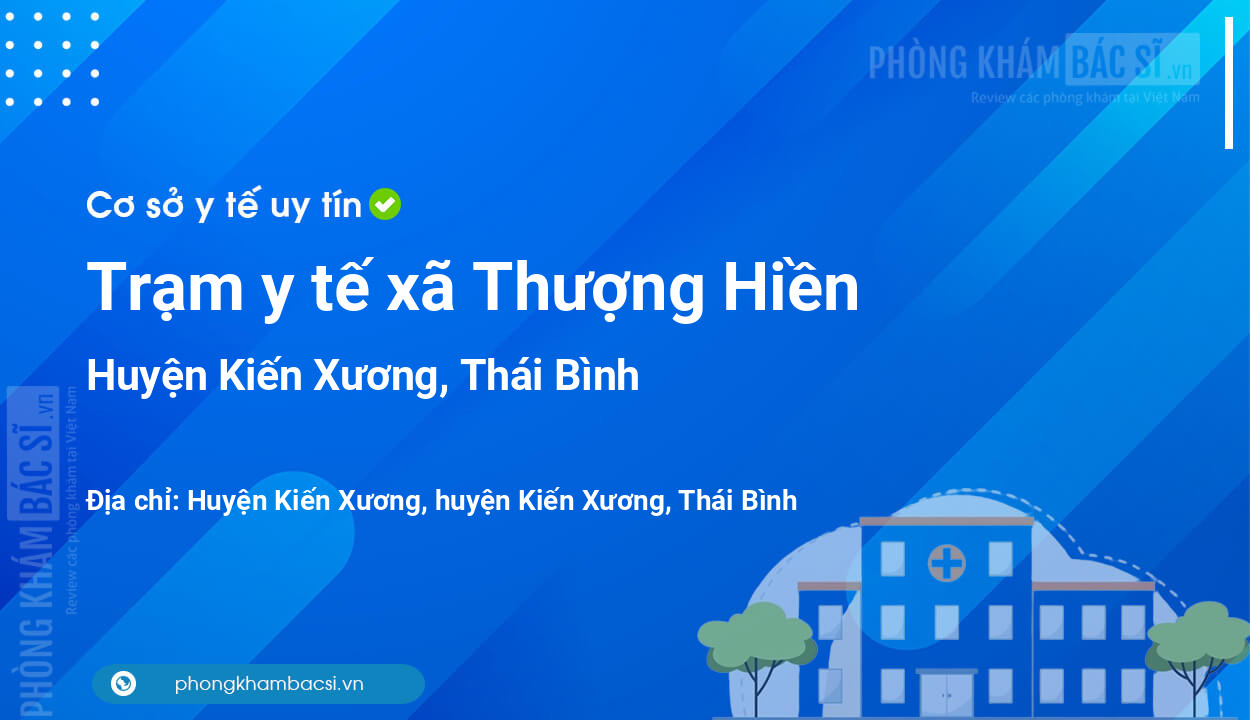 Trạm y tế xã Thượng Hiền, huyện Kiến Xương số điện thoại và đánh giá