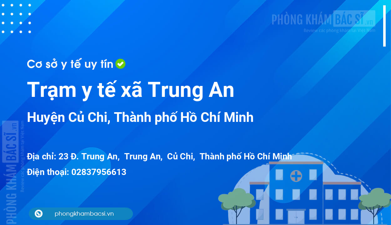 Trạm y tế xã Trung An, huyện Củ Chi số điện thoại và đánh giá