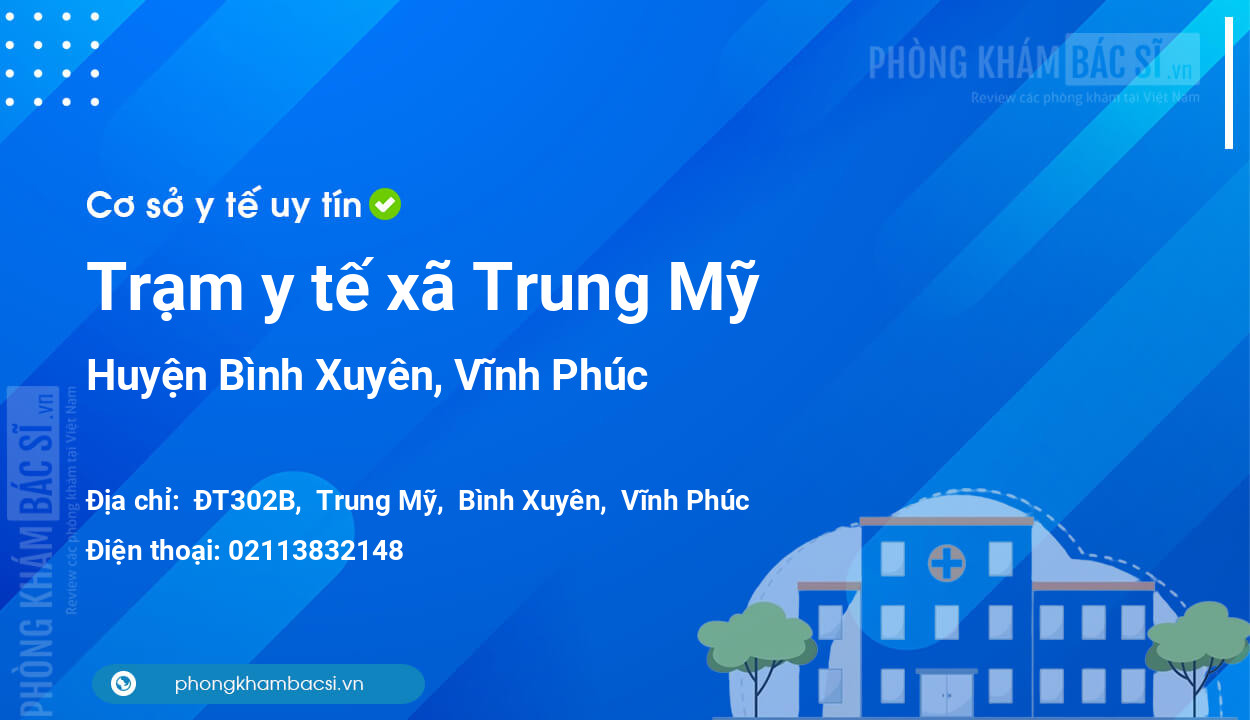Trạm y tế xã Trung Mỹ, huyện Bình Xuyên số điện thoại và đánh giá