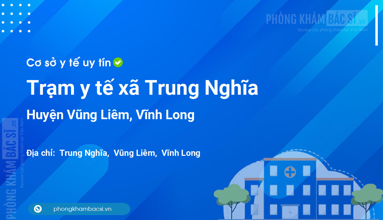 Trạm y tế xã Trung Nghĩa, huyện Vũng Liêm số điện thoại và đánh giá