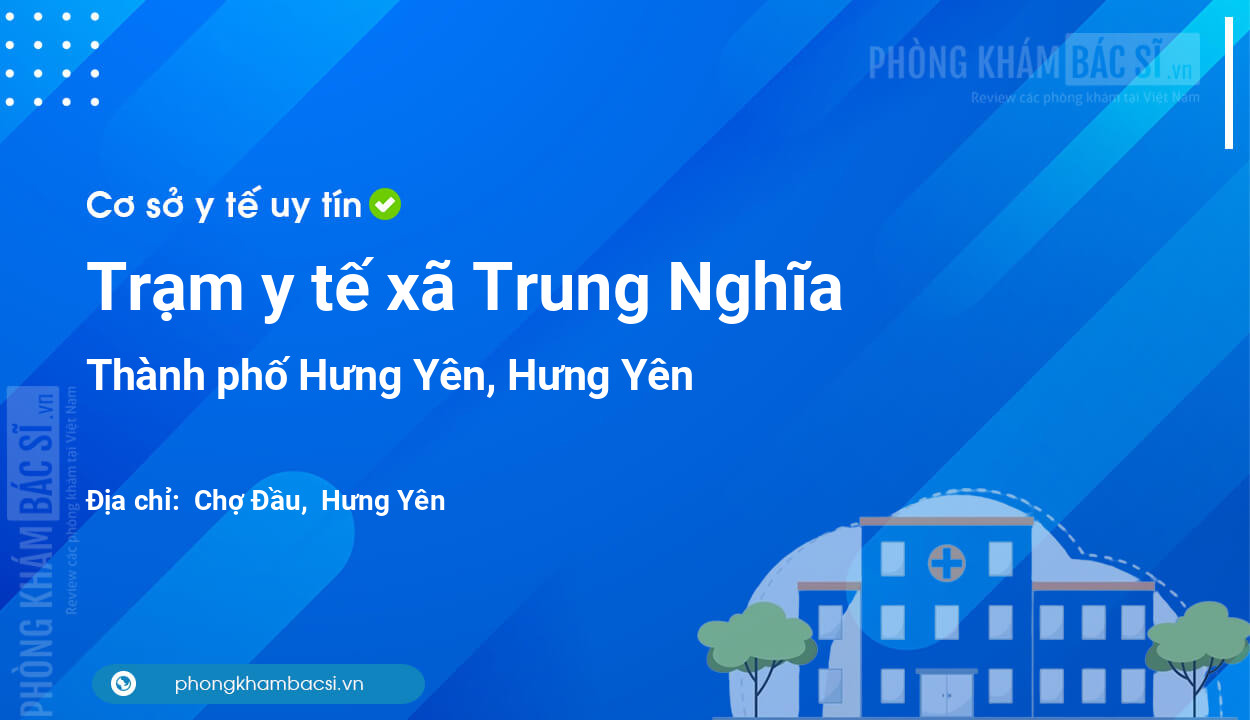 Trạm y tế xã Trung Nghĩa, thành phố Hưng Yên số điện thoại và đánh giá