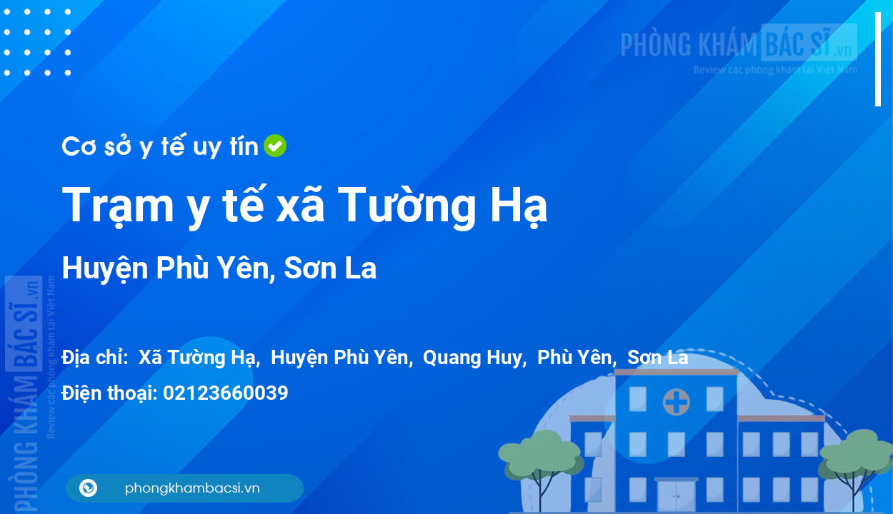 Trạm y tế xã Tường Hạ, huyện Phù Yên số điện thoại và đánh giá