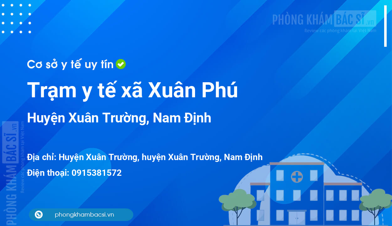 Trạm y tế xã Xuân Phú, huyện Xuân Trường số điện thoại và đánh giá