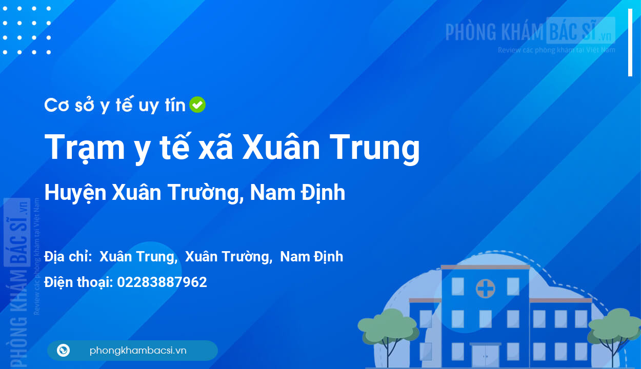 Trạm y tế xã Xuân Trung, huyện Xuân Trường số điện thoại và đánh giá