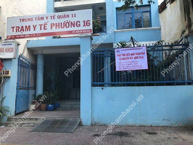 Trạm y tế phường 16, quận 11,Thành phố Hồ Chí Minh