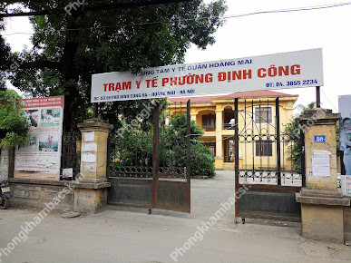 Hình ảnh trạm y tế phường Định Công, quận Hoàng Mai
