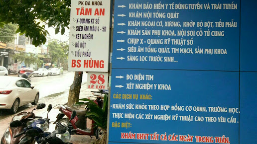 Phòng Khám Đa Khoa Tâm An-Bs Hùng 28 Lê Lợi
