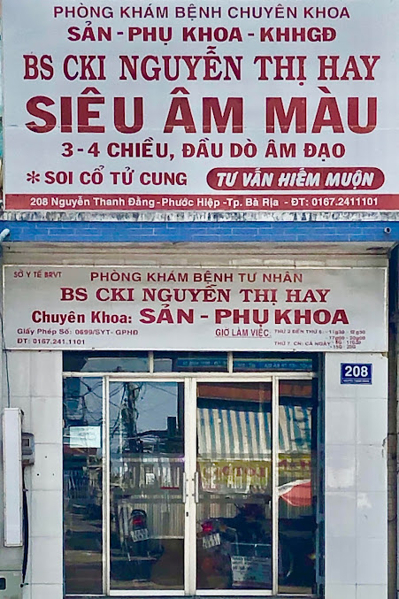 Phòng Khám Sản Phụ Khoa - BS Nguyễn Thị Hay